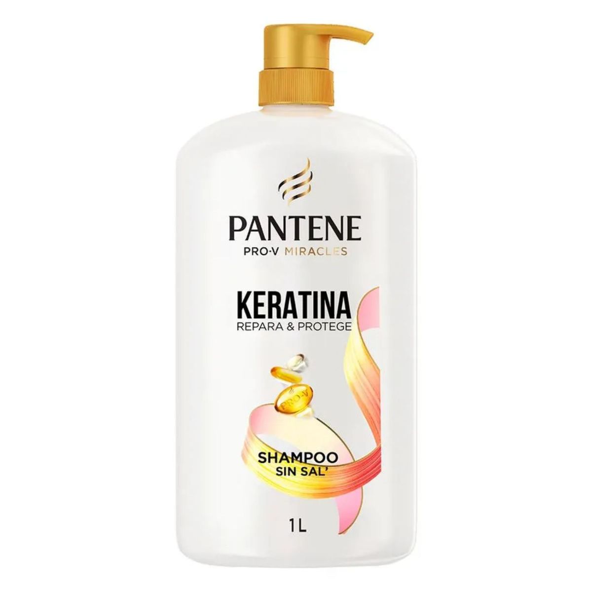 PANTENE - Shampoo Pantene Keratina Repara y Protege 1 L
