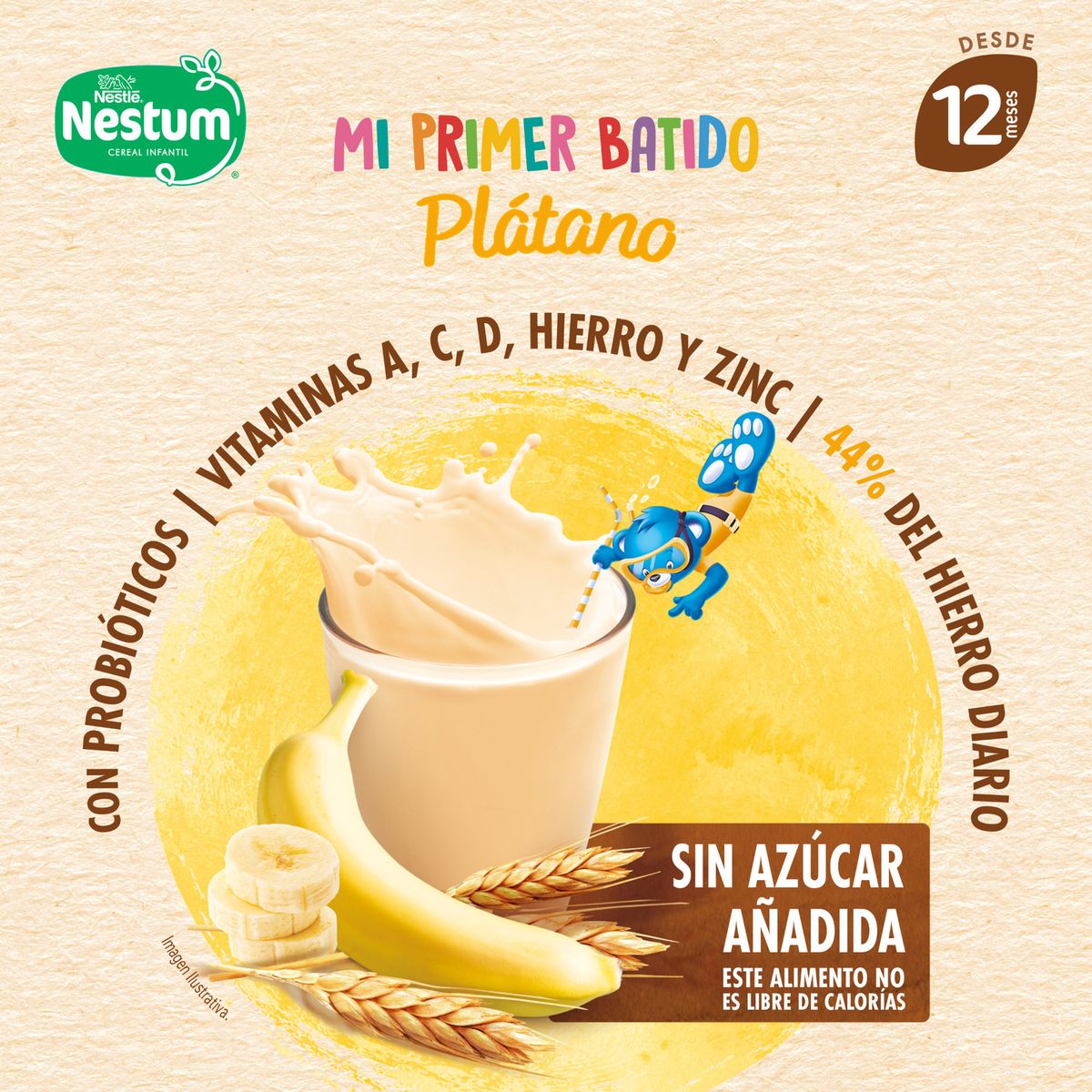 NESTUM - Cereal Infantil Nestum Plátano 250 g