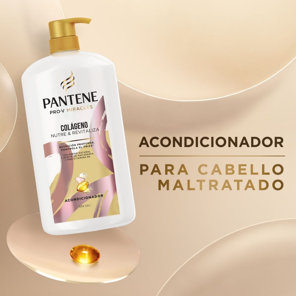 PANTENE - Acondicionador Colágeno Pantene 1 Lt
