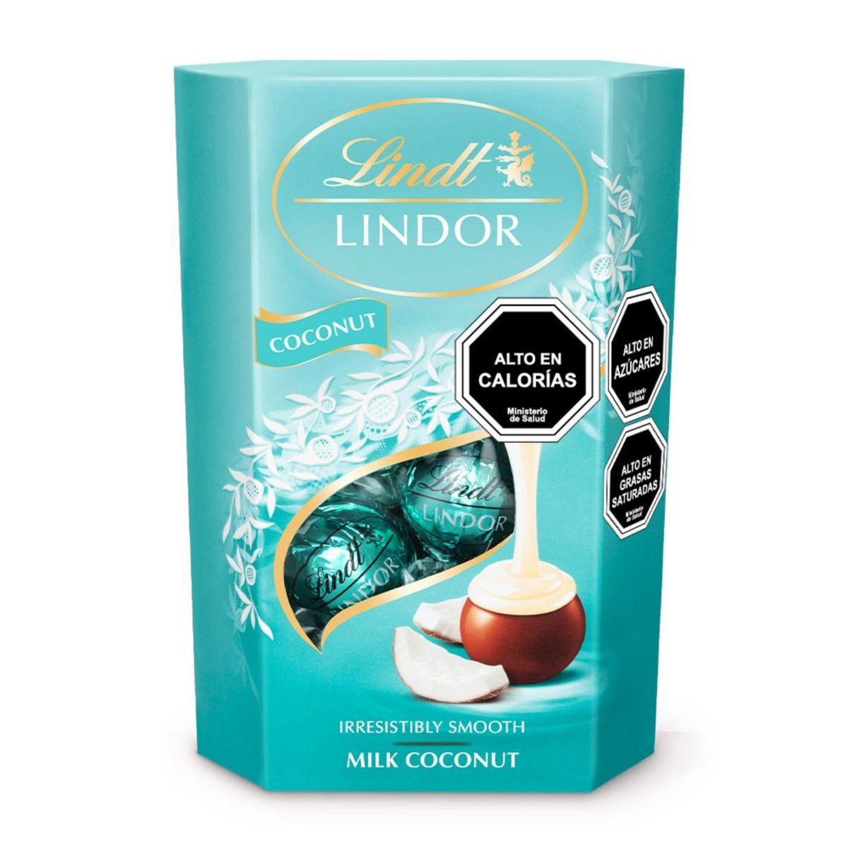 LINDT - Bombones de Chocolate Coconut Lindt 200 g