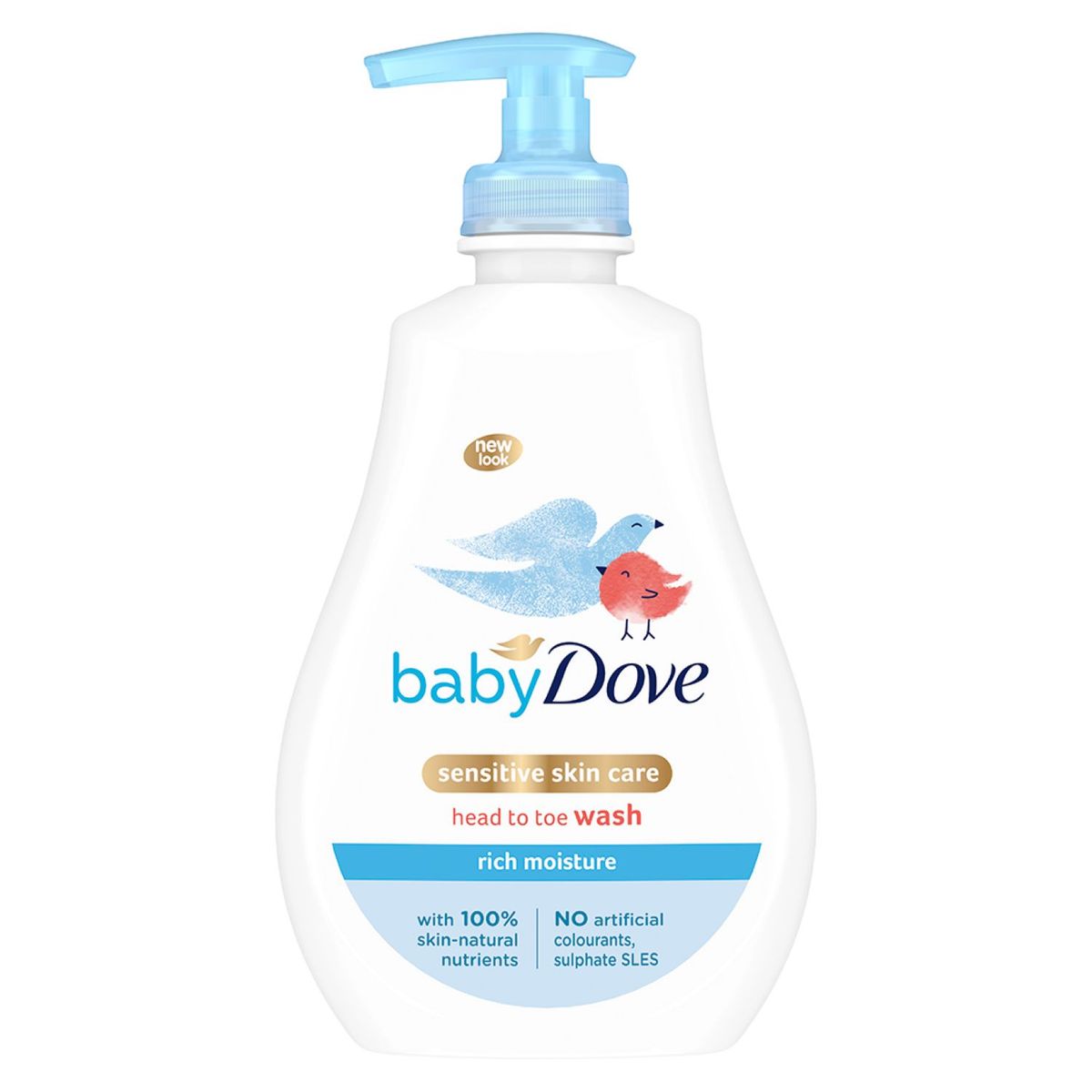 DOVE - Jabón de Bebé Rich Moisture Dove 400 ml