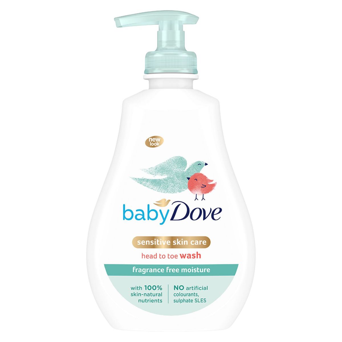 DOVE - Jabón de Bebé Libre de Fragancias Dove 400 ml