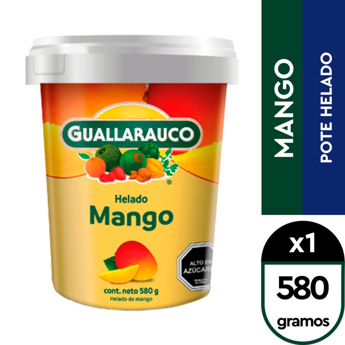 GUALLARAUCO - Helado de Fruta Mango Guallarauco 580 g