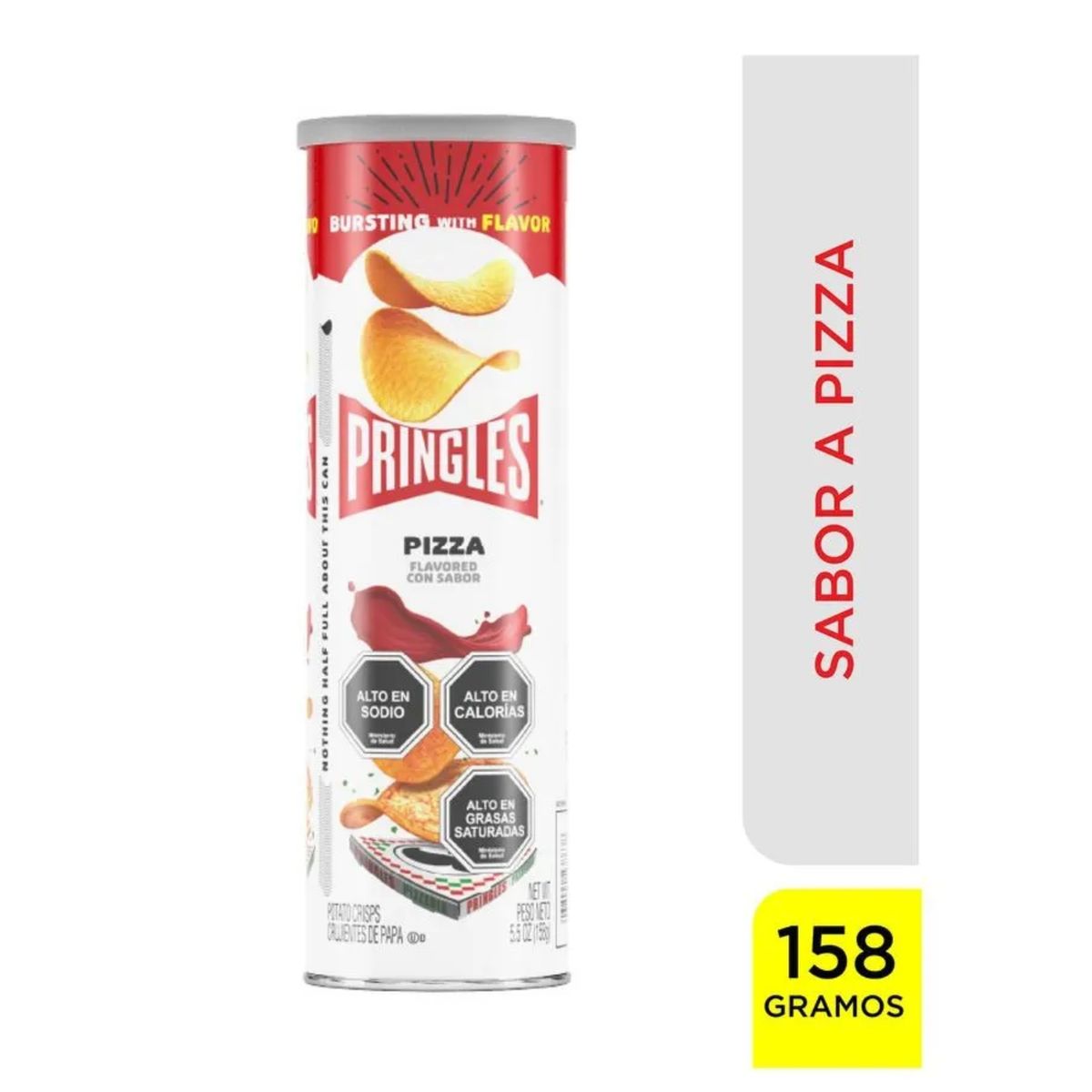 PRINGLES - Papas Fritas Pringles Sabor Pizza 158 g