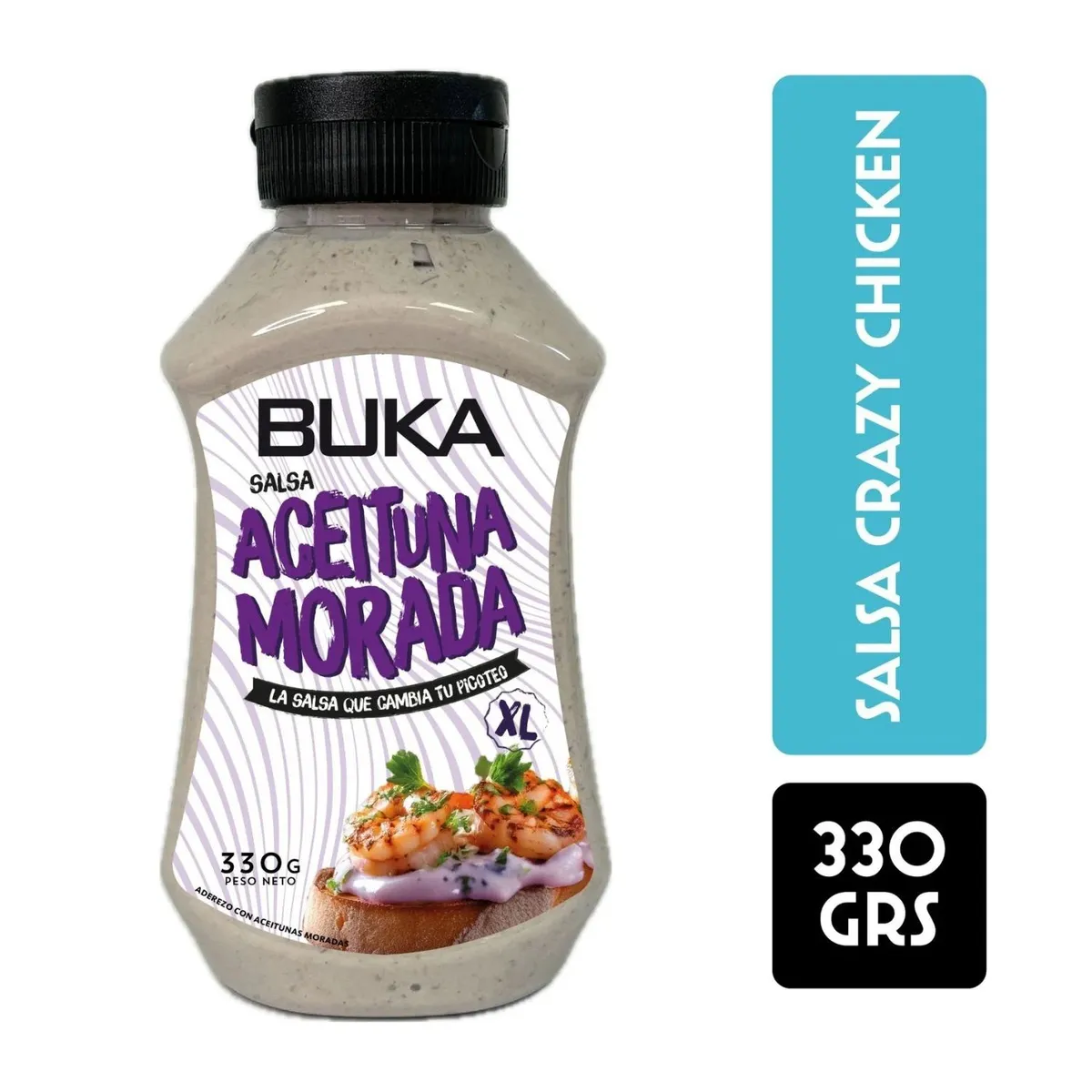 BUKA - Mayonesa Aceituna Morada Buka 330 g