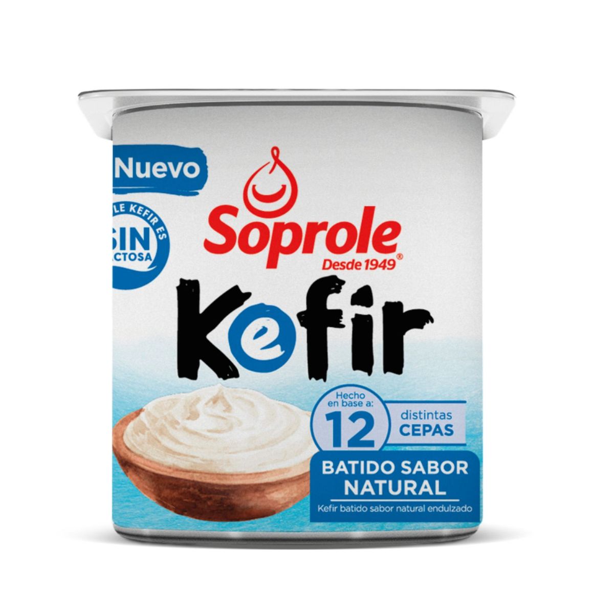 SOPROLE - Yoghurt Kefir Sabor Natural Soprole 120 g