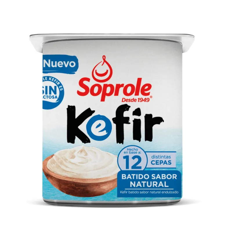 SOPROLE - Yoghurt Kefir Sabor Natural Soprole 120 g