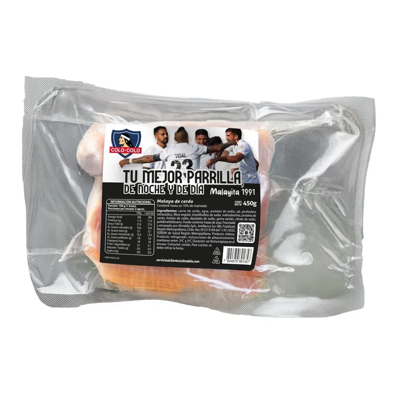 RAIHUEN - Malayita de Cerdo 1991 Colo-Colo Refrigerada 450 g