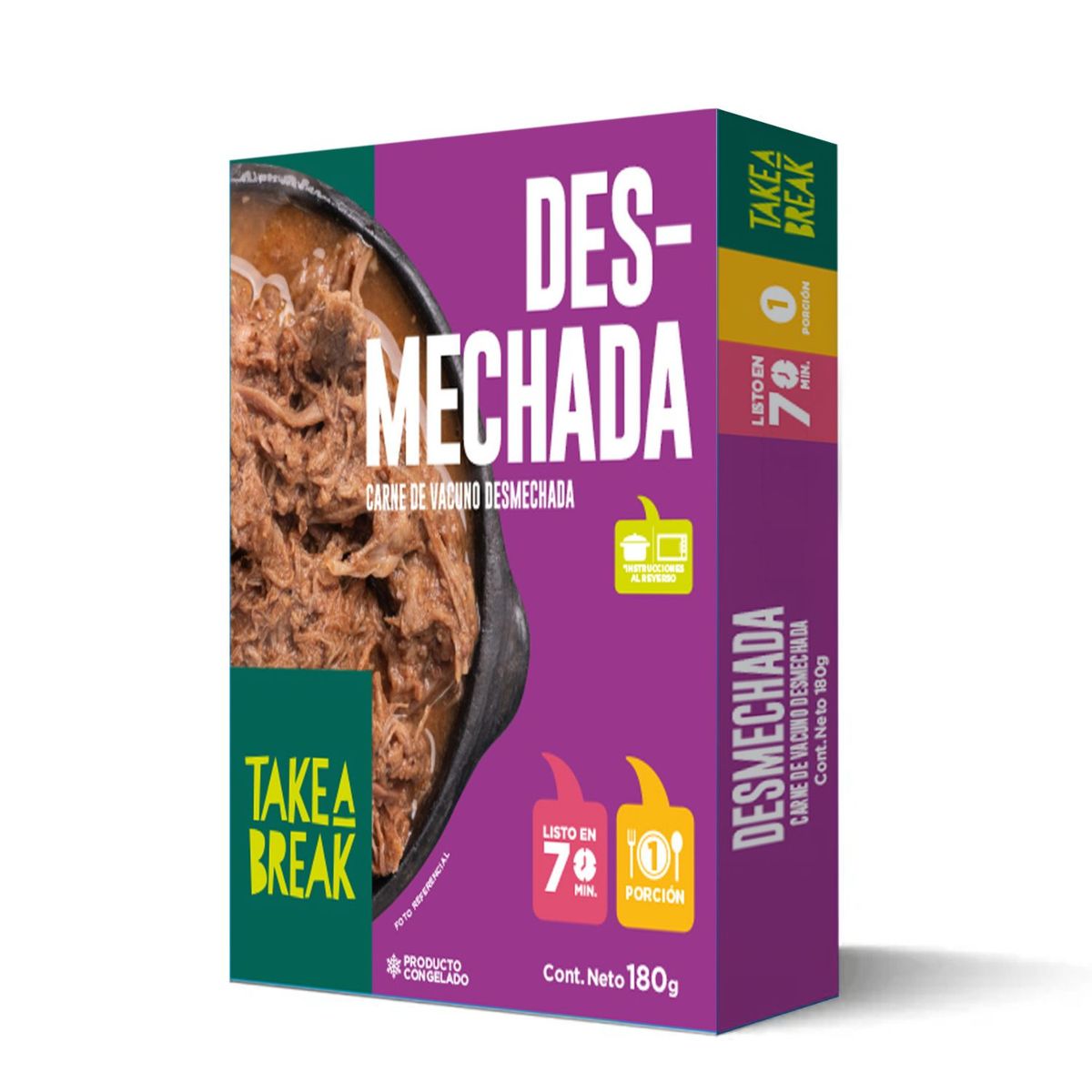TAKE A BREAK - Carne Desmechada Congelada Take a Break 180 g