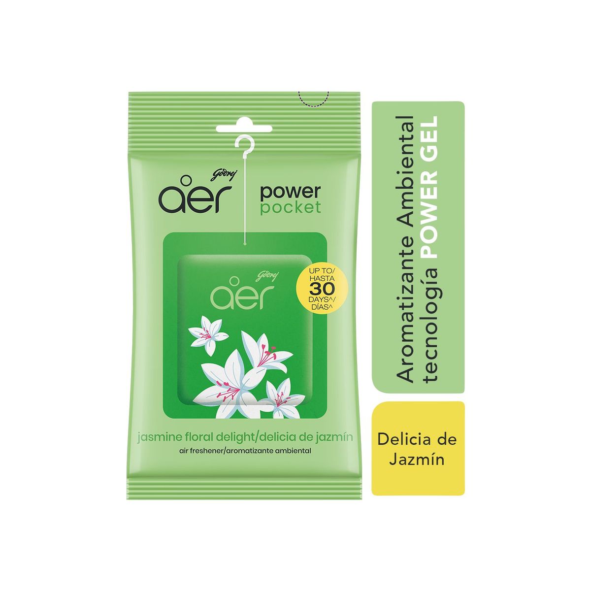 - Aromatizante Ambiental Gel Delicia Jazmín Aer 10 gr