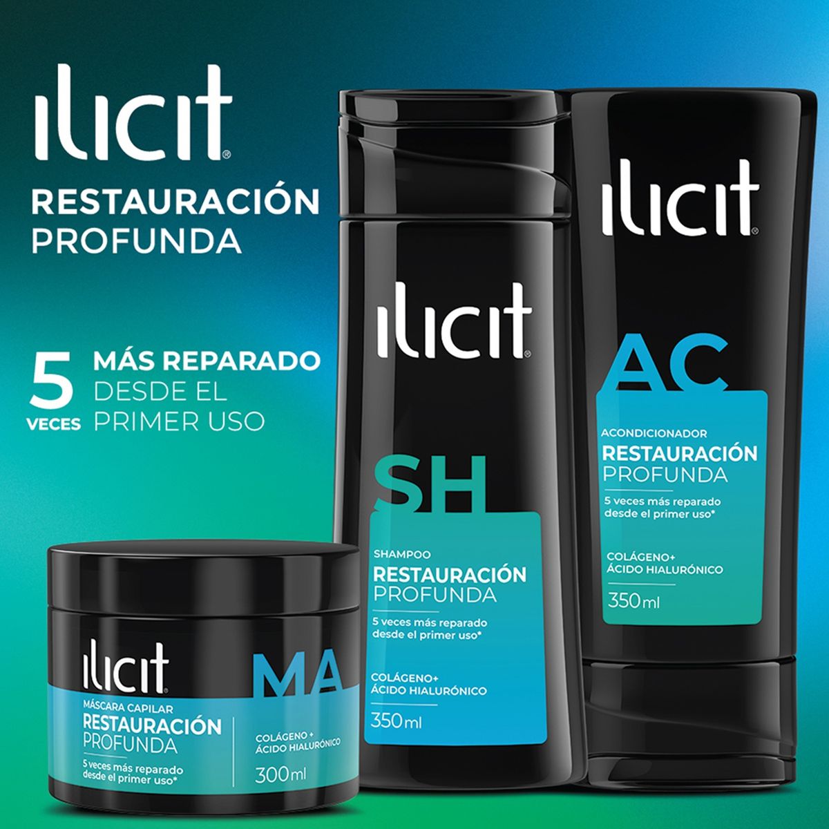 ILICIT - Acondicionador Restauración Profunda Ilicit 300 ml