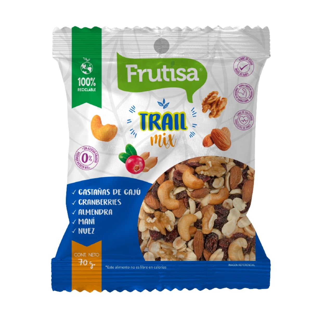 FRUTISA - Mix Frutos Secos Trail Frutisa 70 g