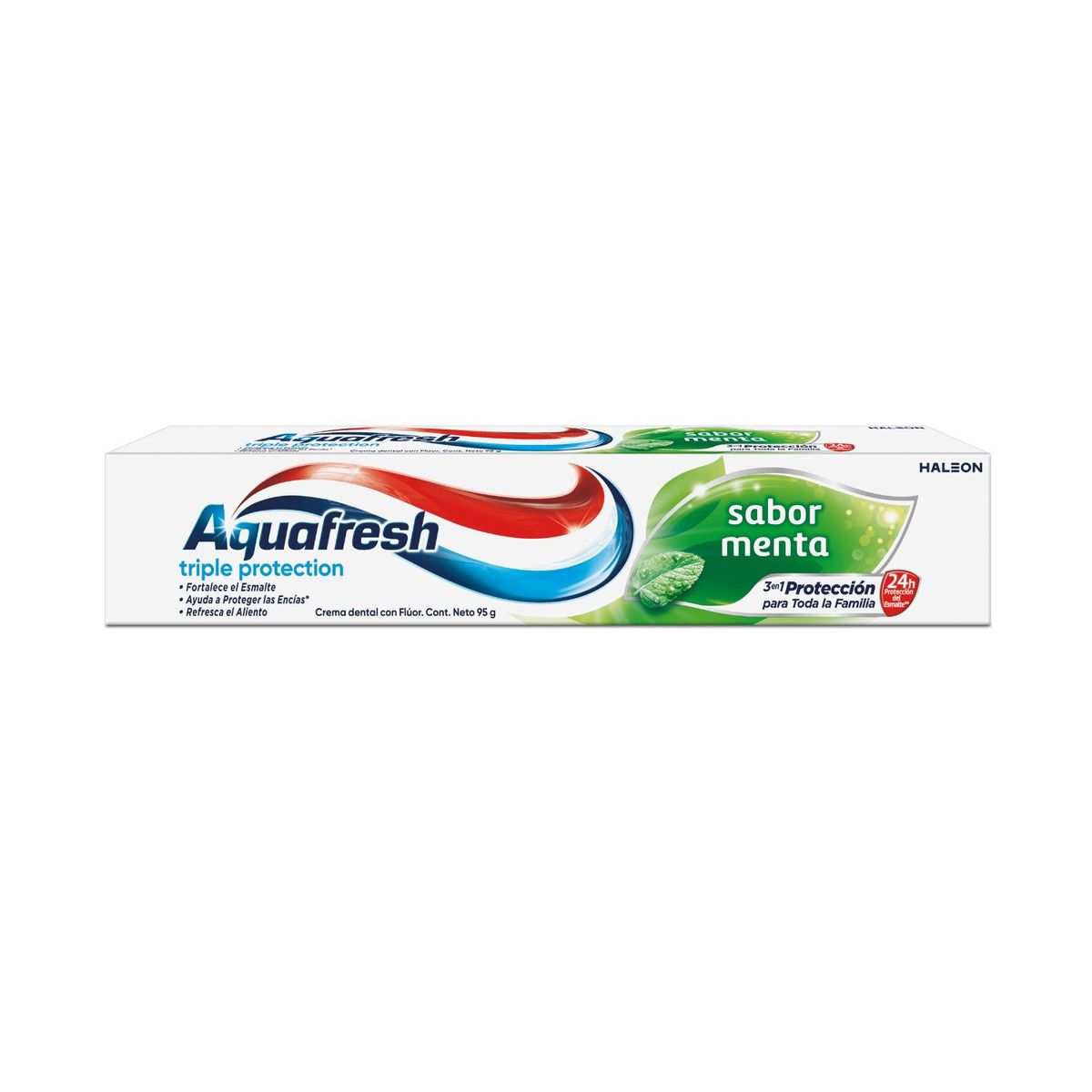 AQUAFRESH - Pasta de Dientes Aquafresh Triple Protección Sabor Menta 95 g