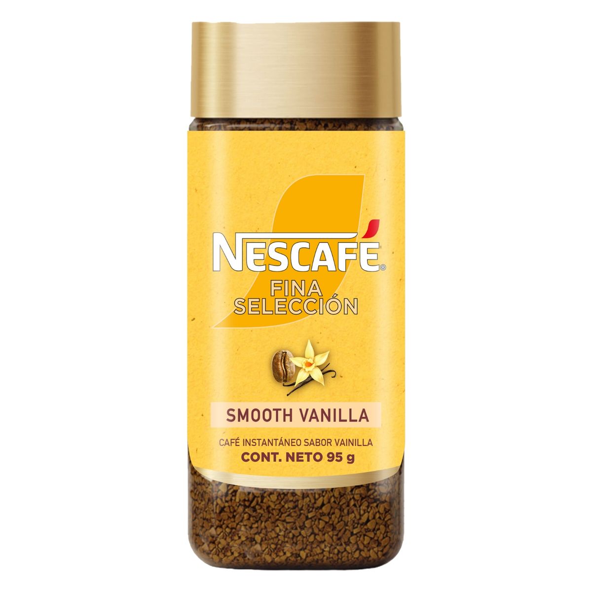 NESCAFE - Café Instantáneo Fina Selección Smooth Vainilla Nescafe 95 g