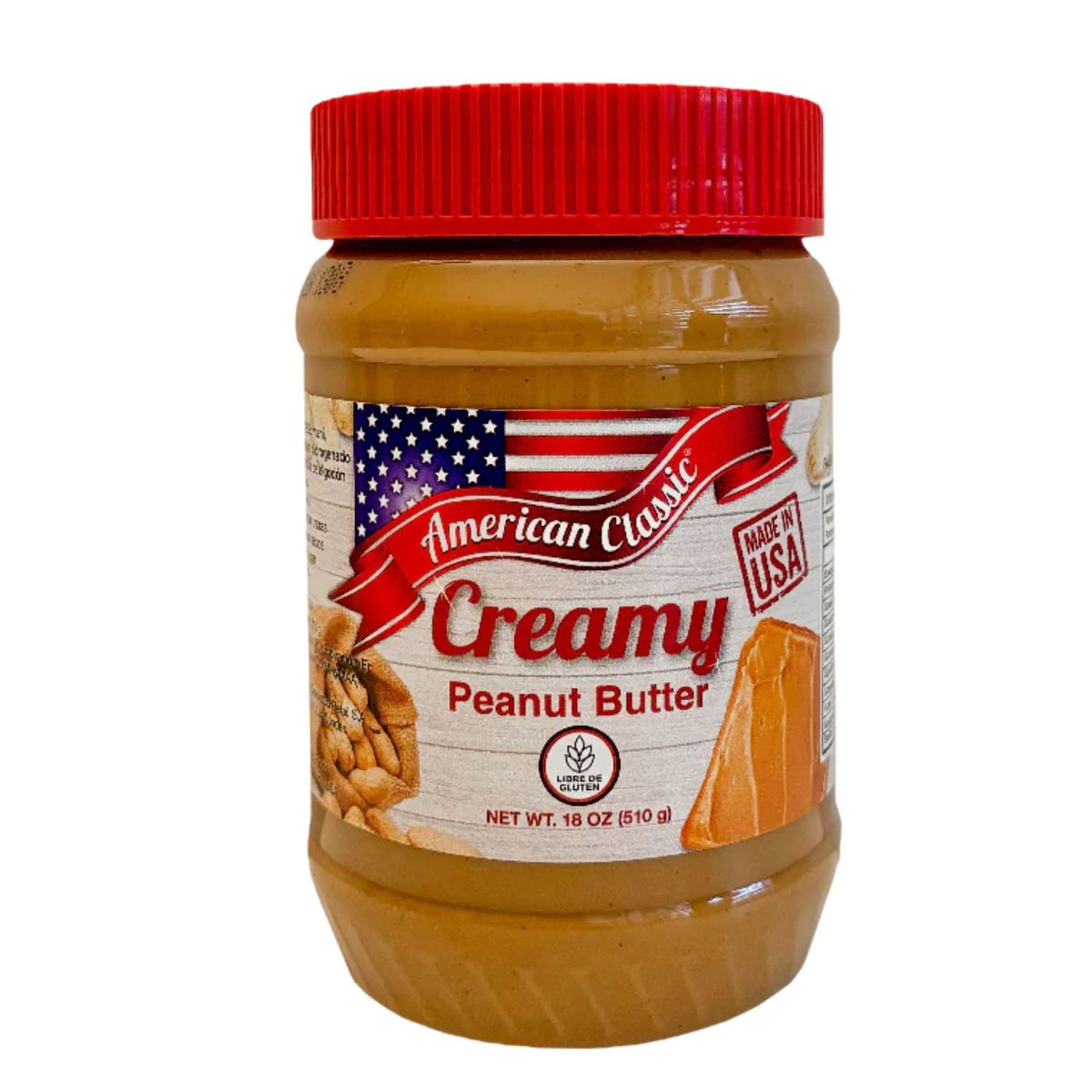 AMERICAN CLASSIC - Mantequilla de Maní Creamy American Classic 510 g