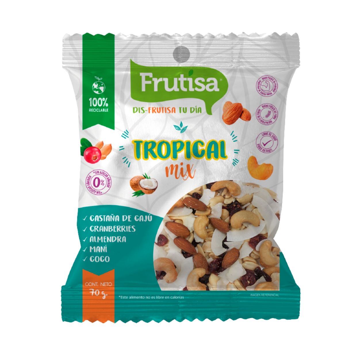 FRUTISA - Mix Frutos Secos Tropical Frutisa 70 g