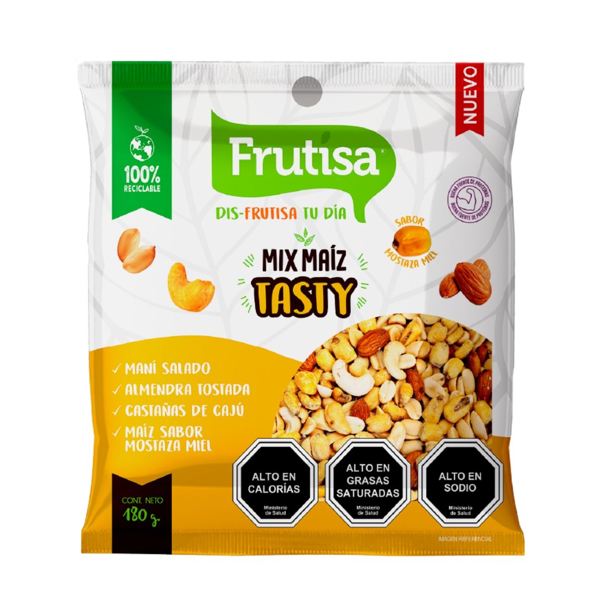 FRUTISA - Mix Frutos Secos Maíz Tasty Frutisa 180 g