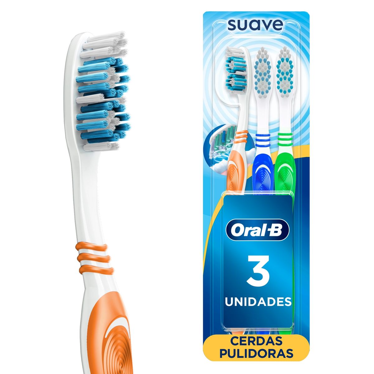 ORAL B - Pack Cepillo de Dientes Oral B Complete Limpieza Profunda 3 Un