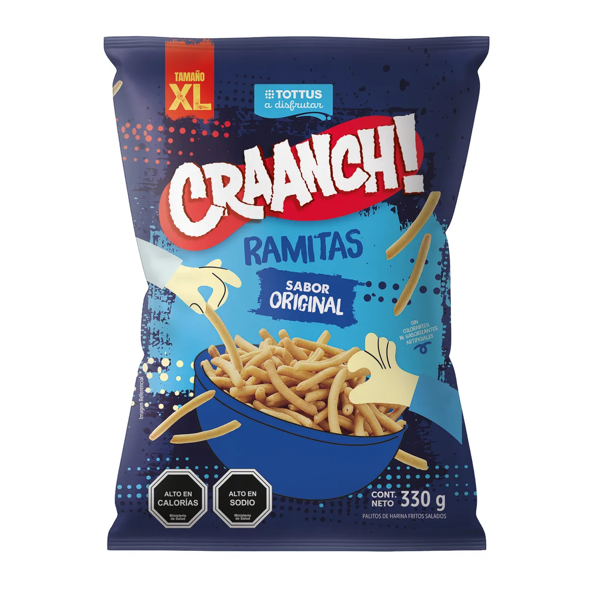 TOTTUS - Ramitas Craanch! Original Tottus 330 g