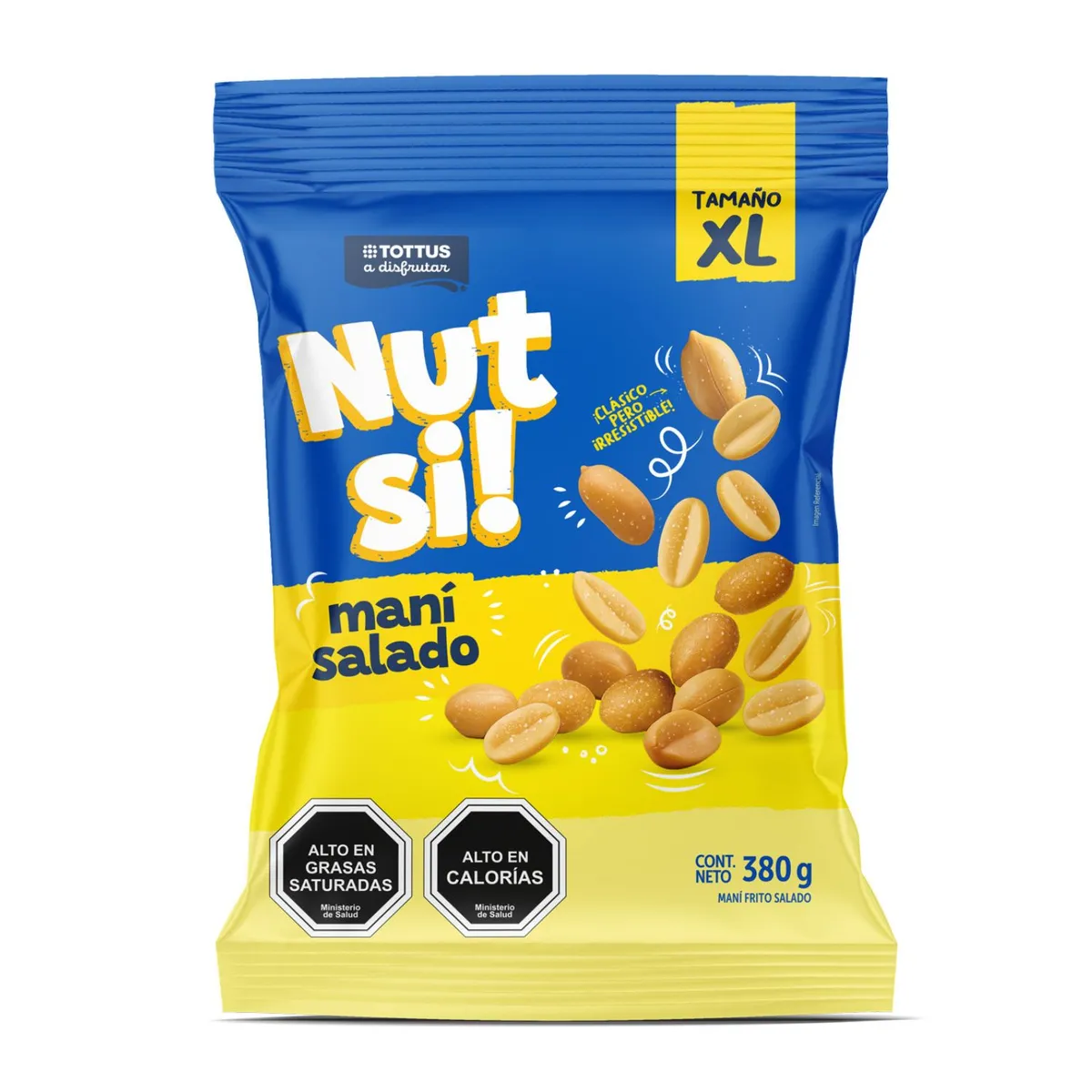 TOTTUS - Maní Salado Nut Si! Tottus 380 g