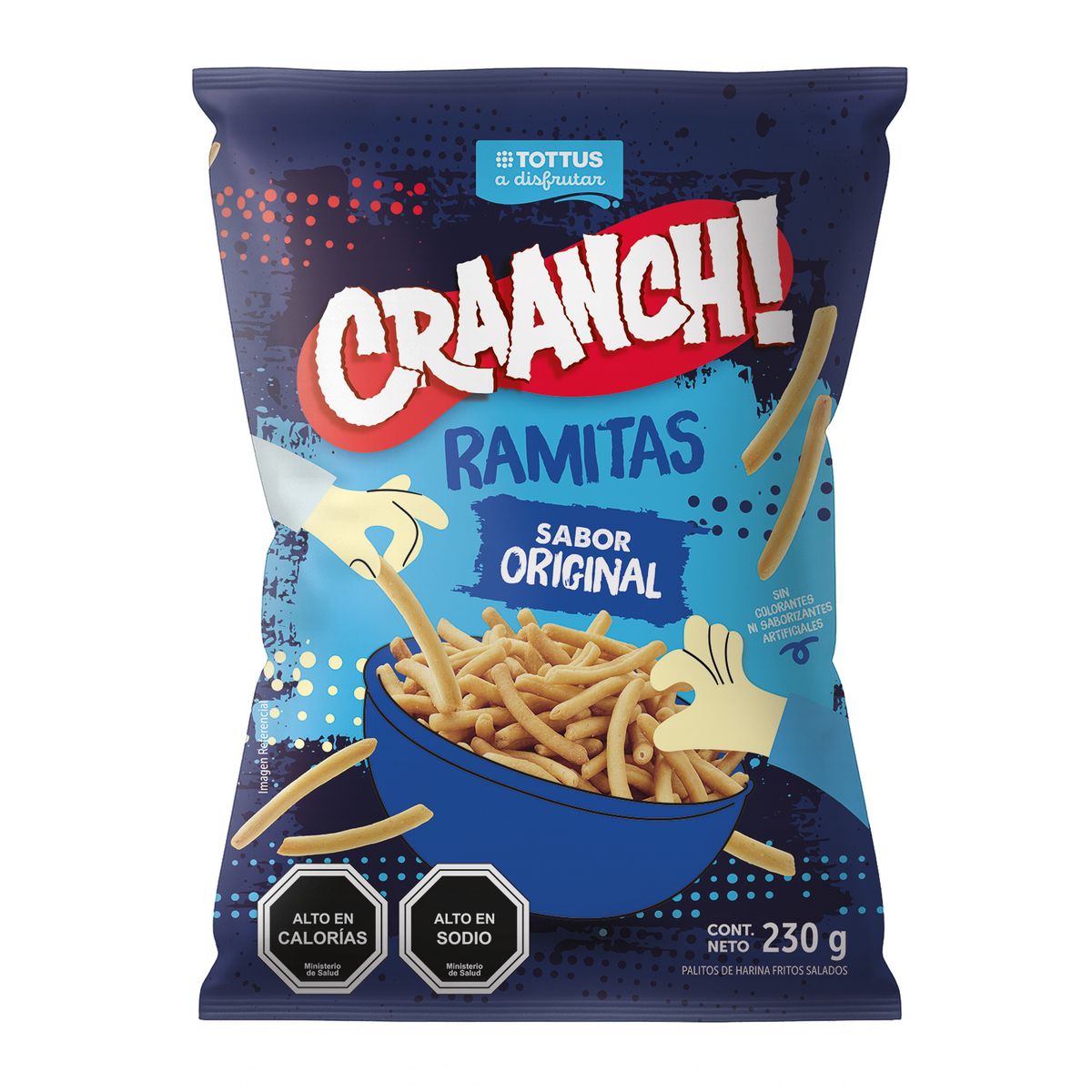 TOTTUS - Ramitas Craanch! Original Tottus 230 g