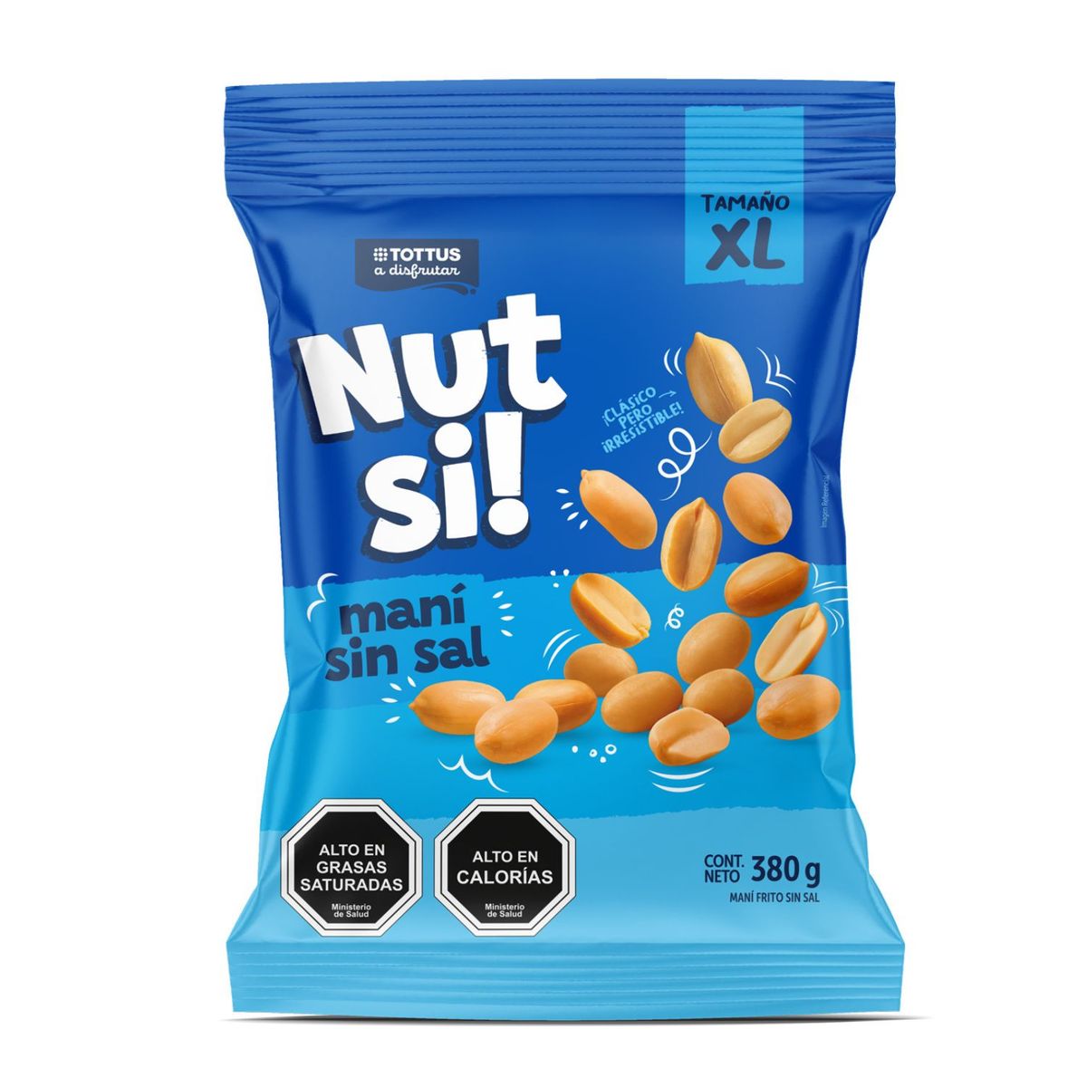 TOTTUS - Maní Sin Sal Nut Si! Tottus 380 g