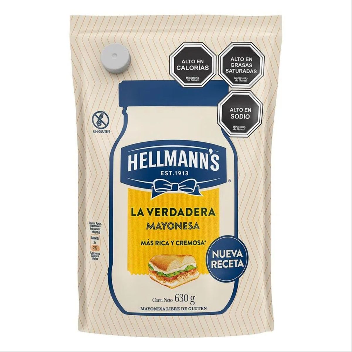 HELLMANN'S - Mayonesa Hellmann's Doypack 630 g