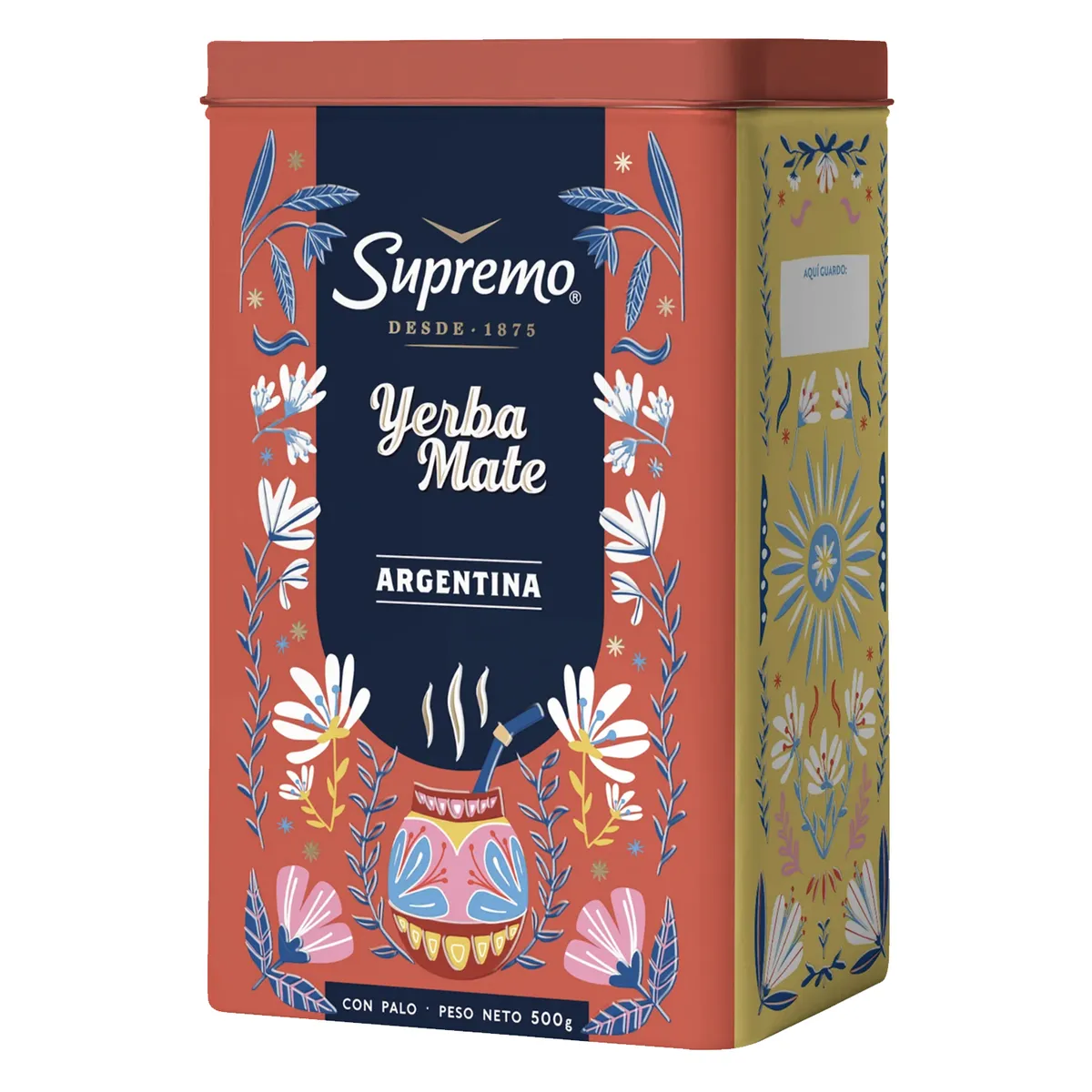 SUPREMO - Yerba Mate Lata Supremo 500 g
