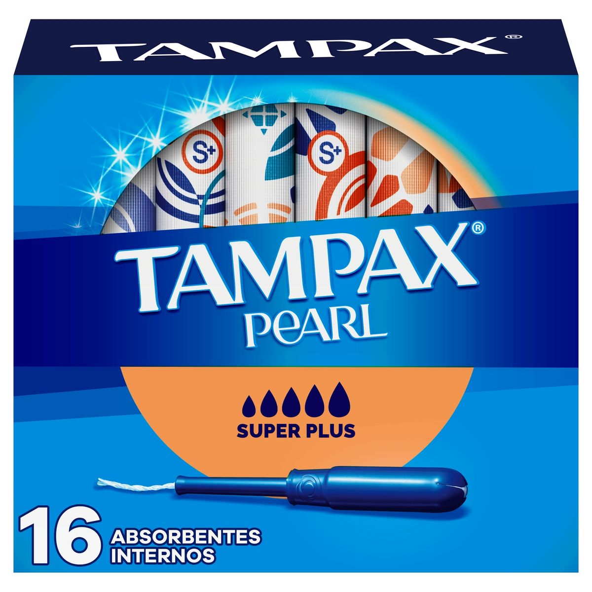 TAMPAX - Tampones Pearl Super Plus Tampax 16 un