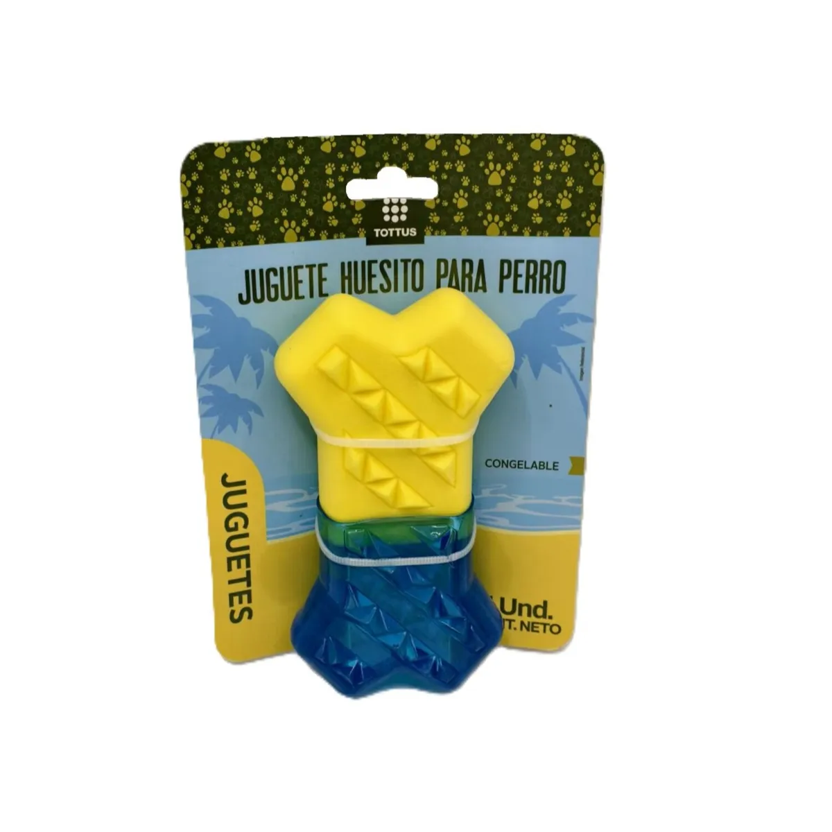 TOTTUS - Juguete Huesito para Perros Congelable Tottus Un