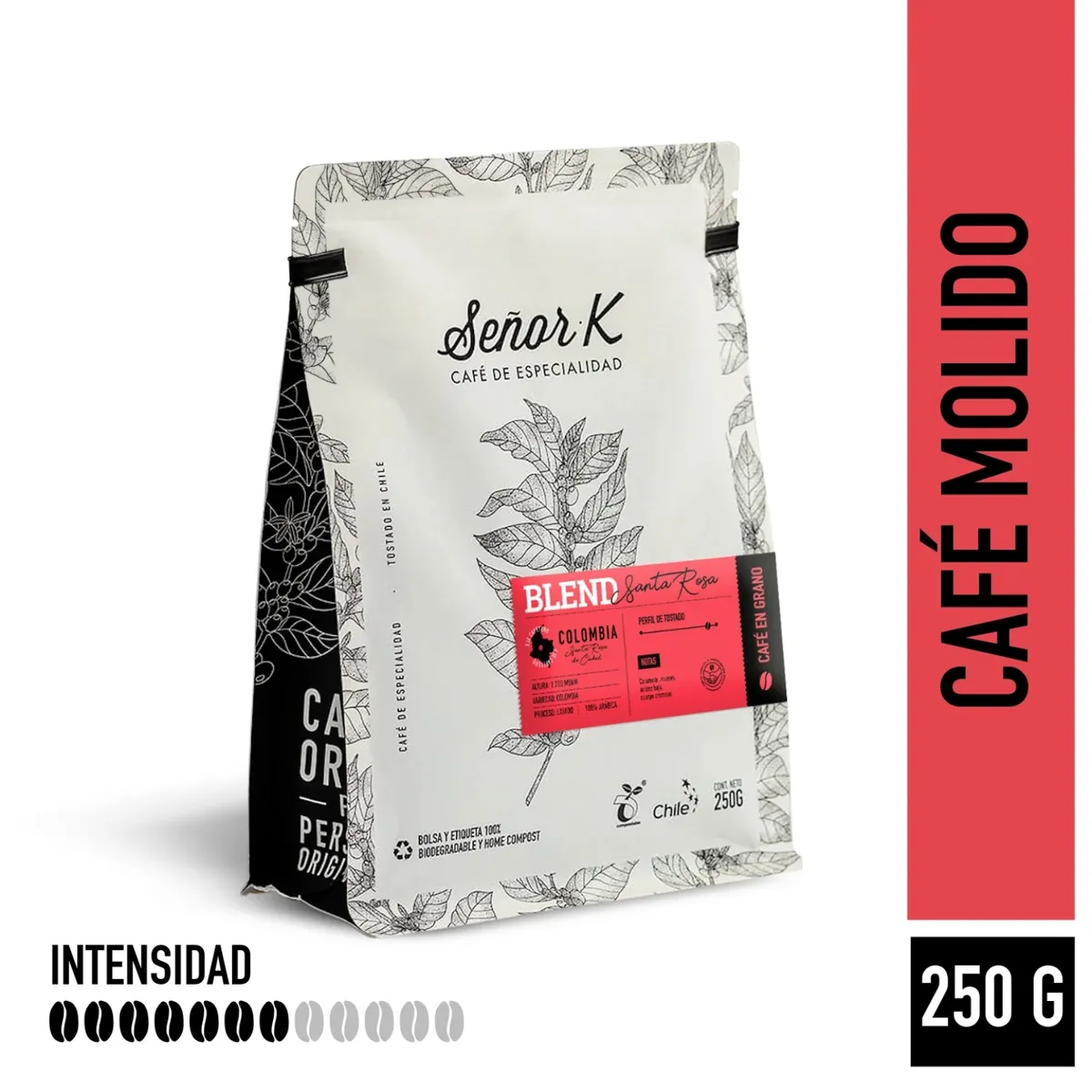 SEÑOR K - Café Molido Blend Santa Rosa Señor K 250 g