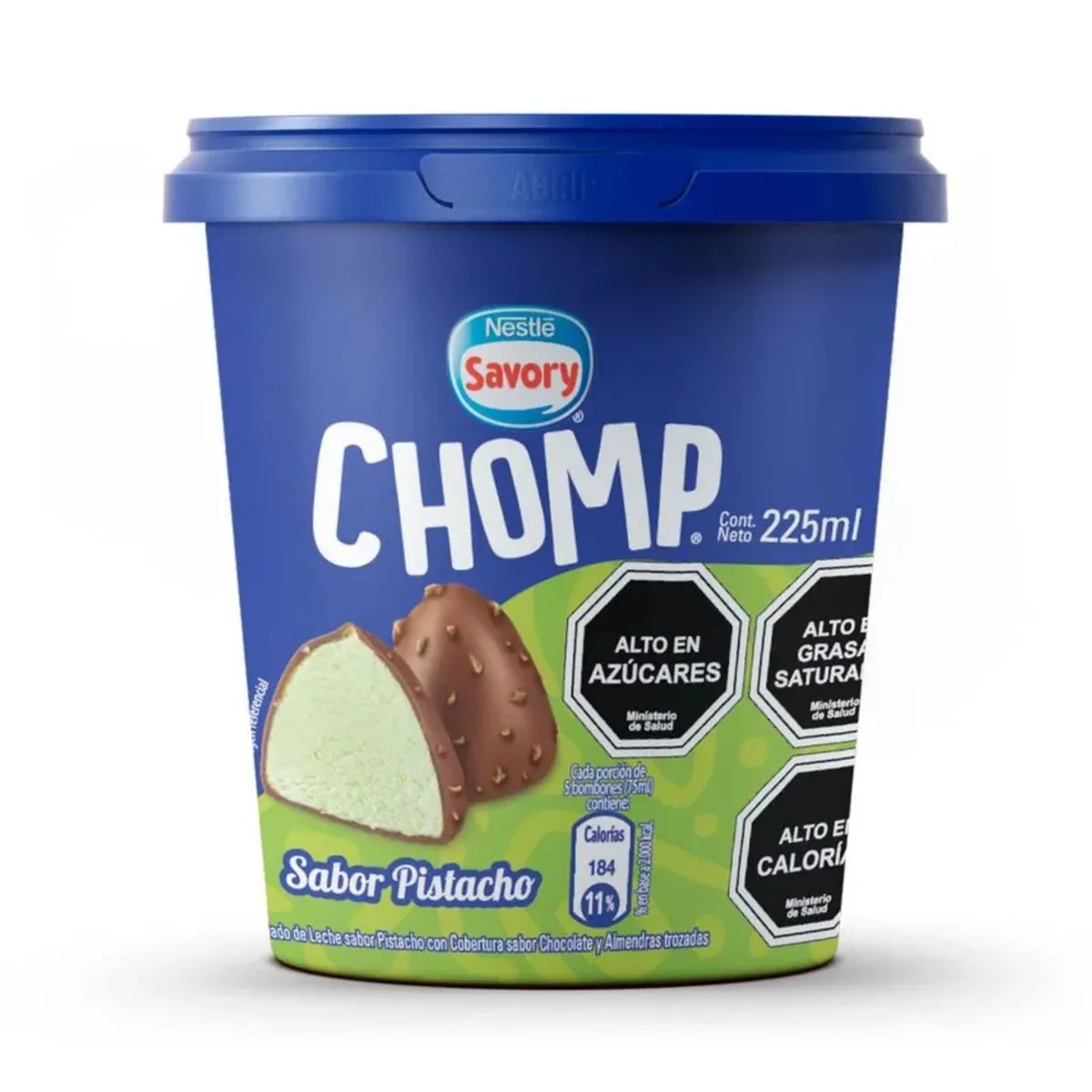 CHOMP - Bombones Helados Chomp Sabor Pistacho 225 ml