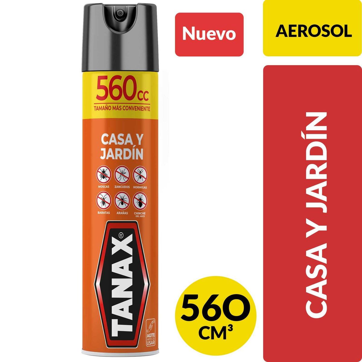 TANAX - Insecticida Aerosol Tanax Casa y Jardín 560cc