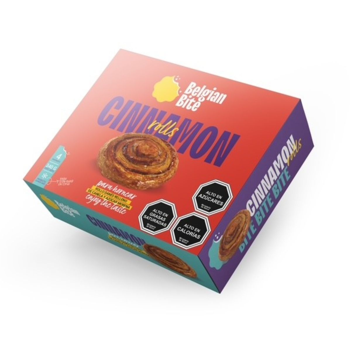 BELGIAN BITES - Cinnamon Roll Canela Congelados Belgian Bites 4 x 85 g