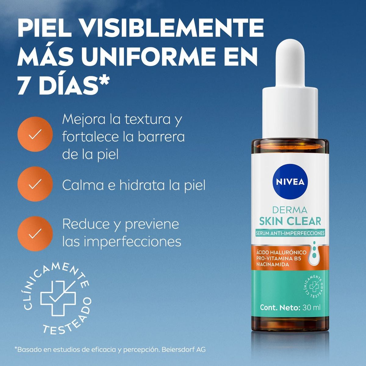 NIVEA - Sérum Facial Nivea Derma Skin Clear 30 ml