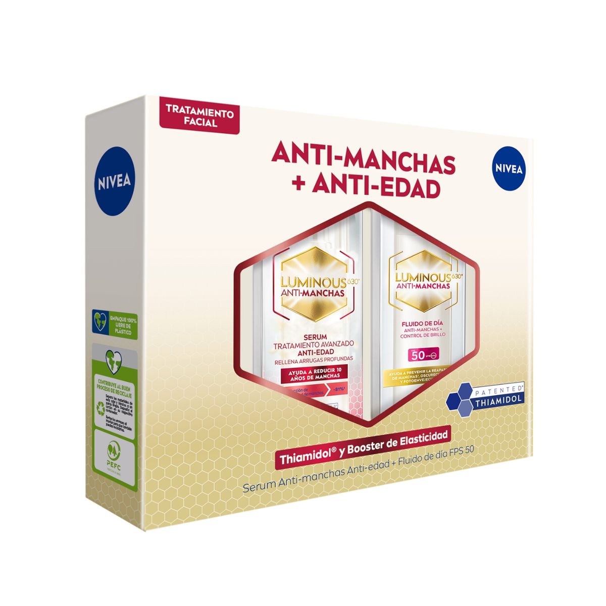 NIVEA - Estuche Tratamiento Facial Nivea Luminous Antimanchas + Antiedad