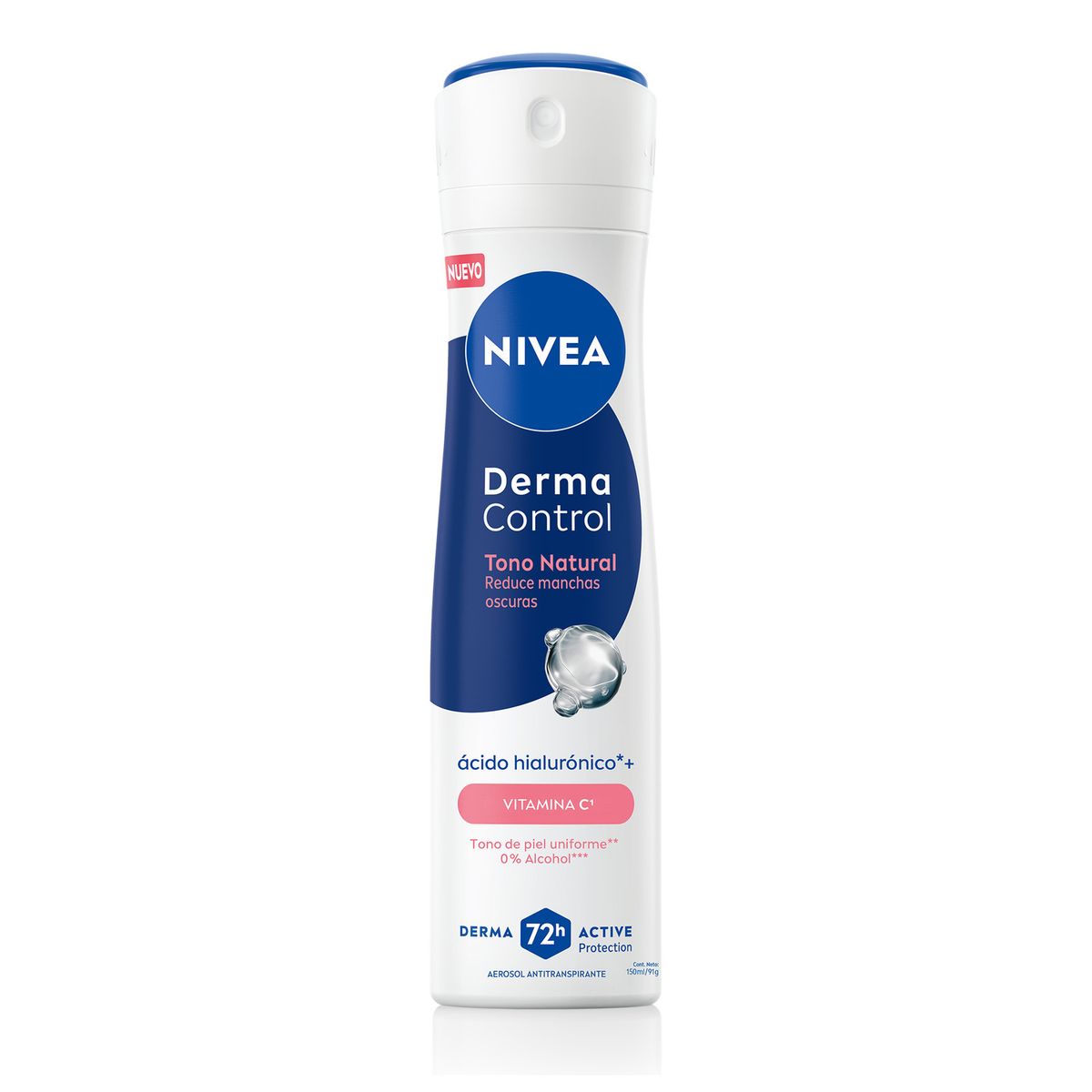 NIVEA - Desodorante Antitranspirante Spray Derma Control Tono Natural Nivea 150 ml