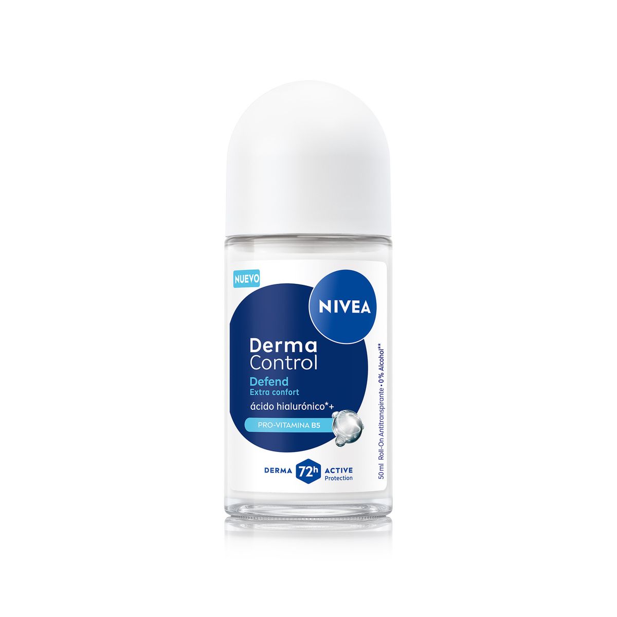 NIVEA - Desodorante Antitranspirante Roll On Derma Control Defend Nivea 50 ml