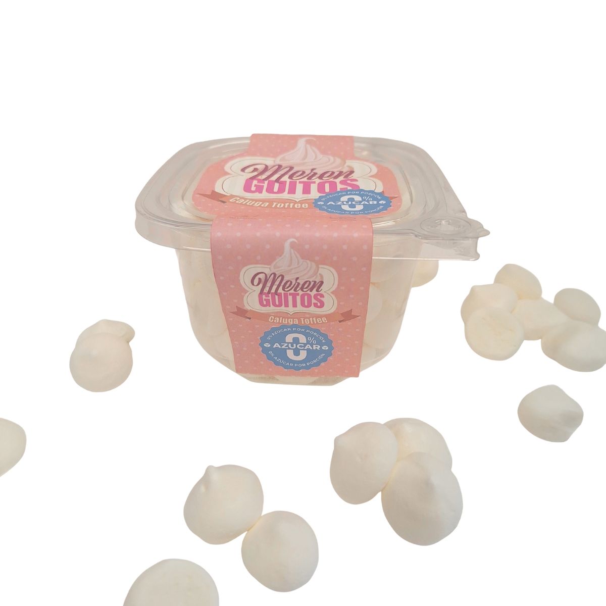 MACRODELI - Merenguitos Caluga Toffee Sin Azúcar 30 g