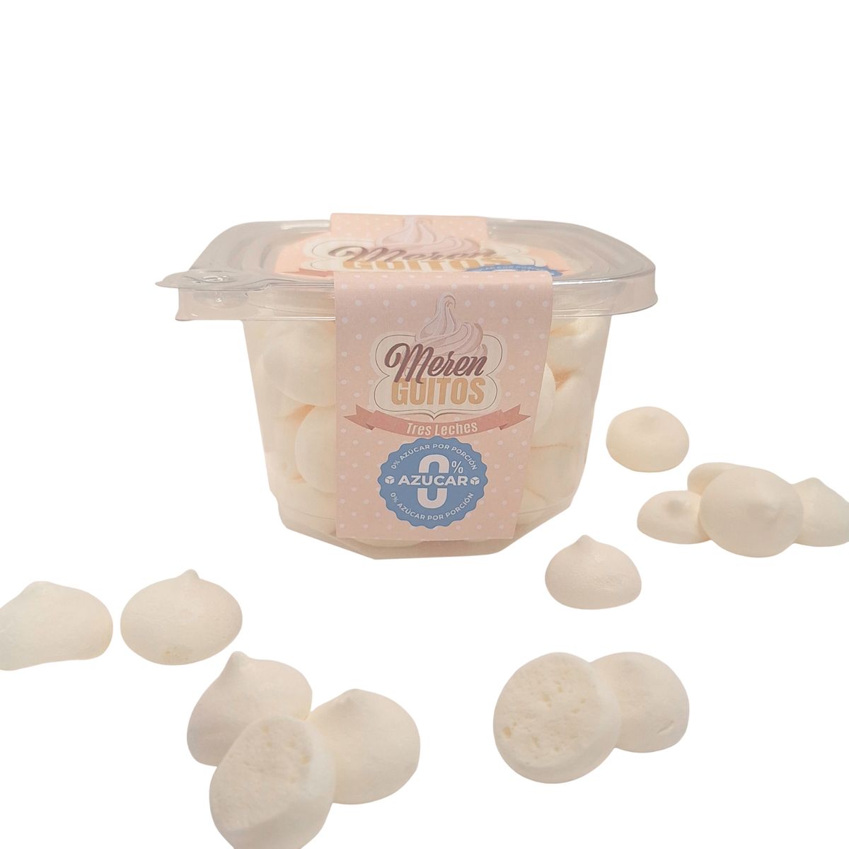 MACRODELI - Merenguitos Tres Leches Sin Azúcar 30 g