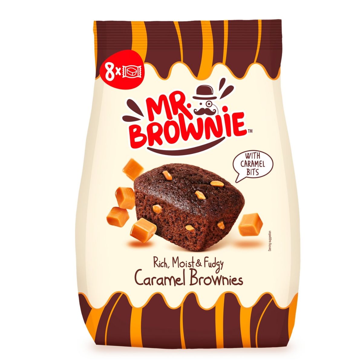MR BROWNIE - Brownie de Chocolate Caramel Mr Brownie 200 g