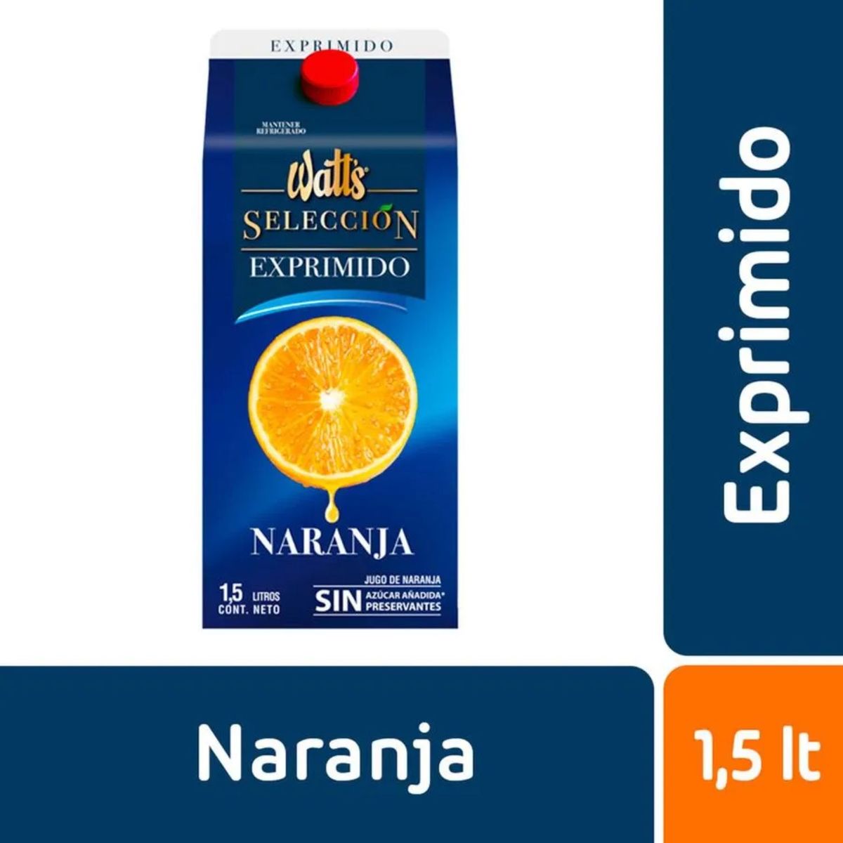 WATTS - Jugo de Naranja Exprimido Watts 1.5 L
