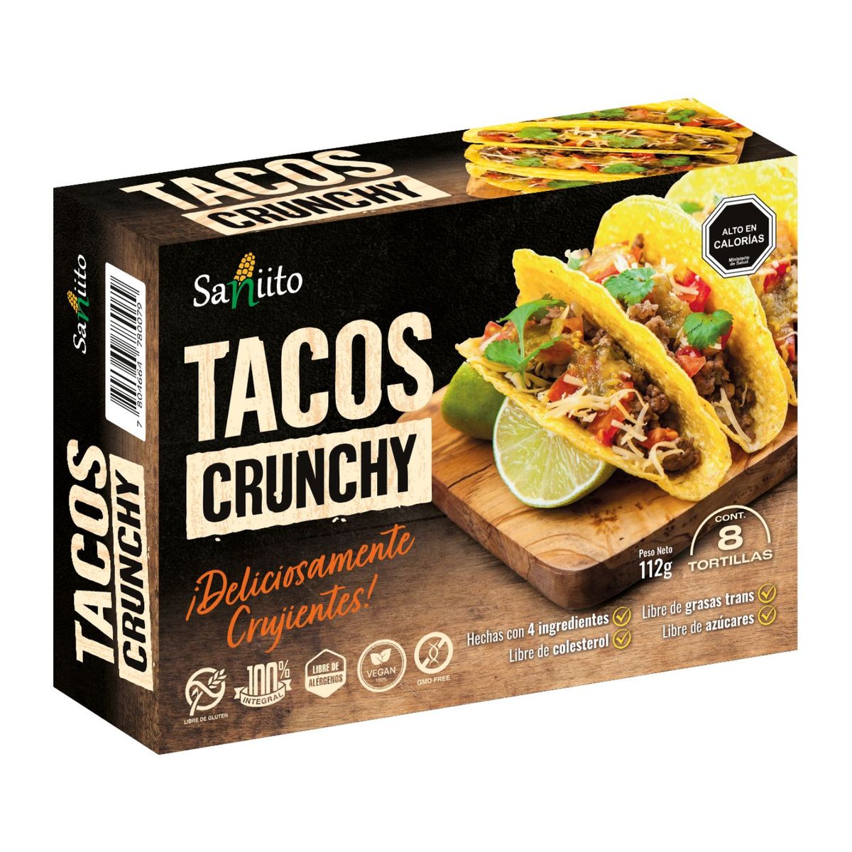 SANIITO - Tortillas Tacos Crunchy Saniito 112 g
