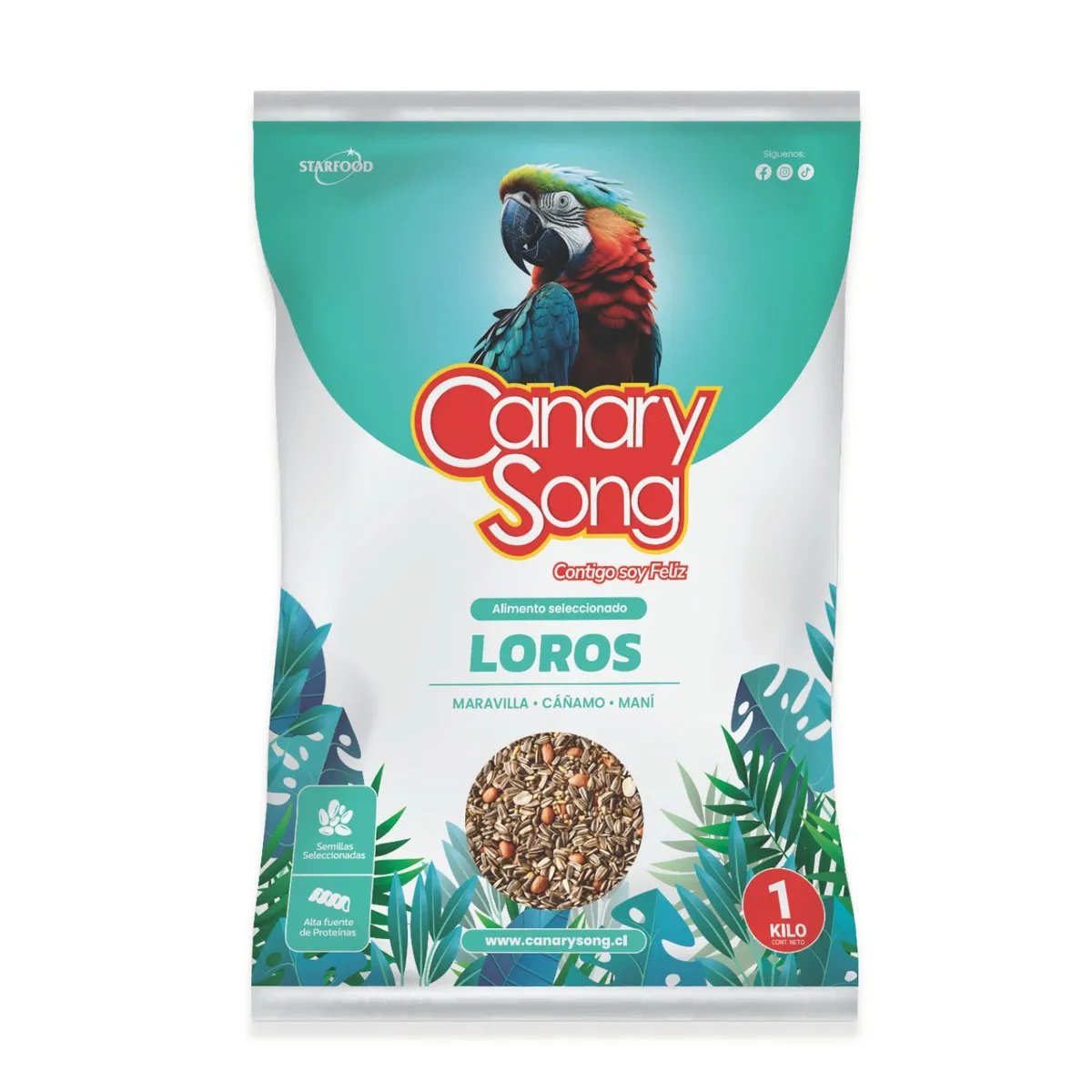CANARY SONG - Alimento para Loros Semillas Canary Song 1 kg