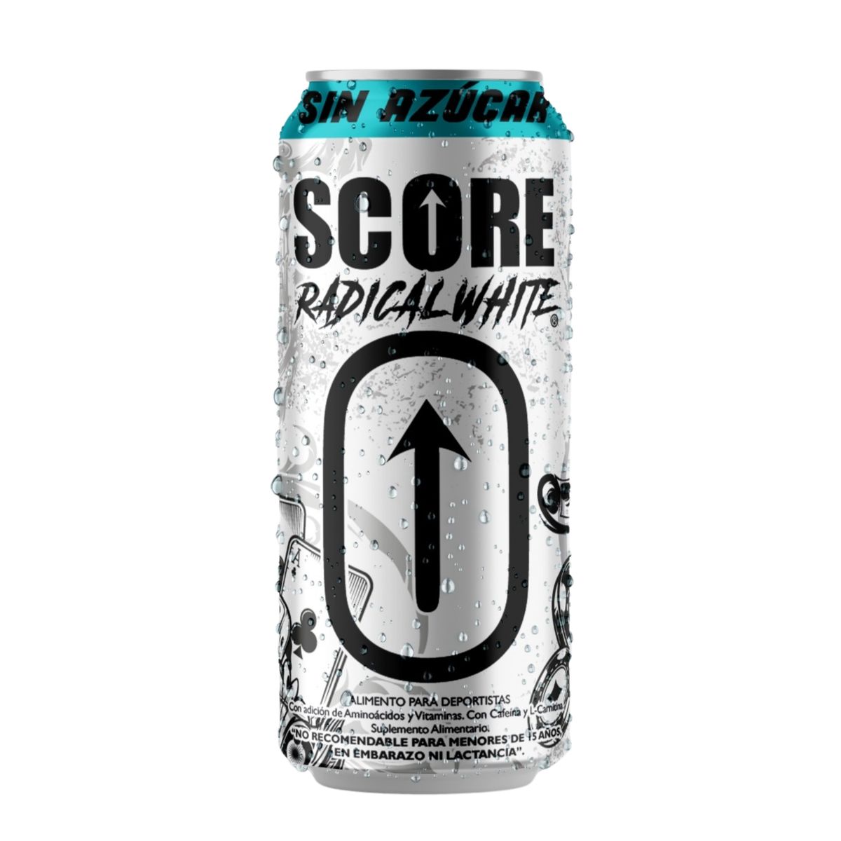 SCORE - Bebida Energética Score Radical White Sin Azúcar 473 ml
