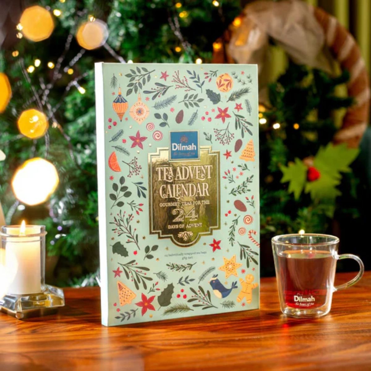 DILMAH - Pack Té Calendario de Adviento Navidad Dilmah