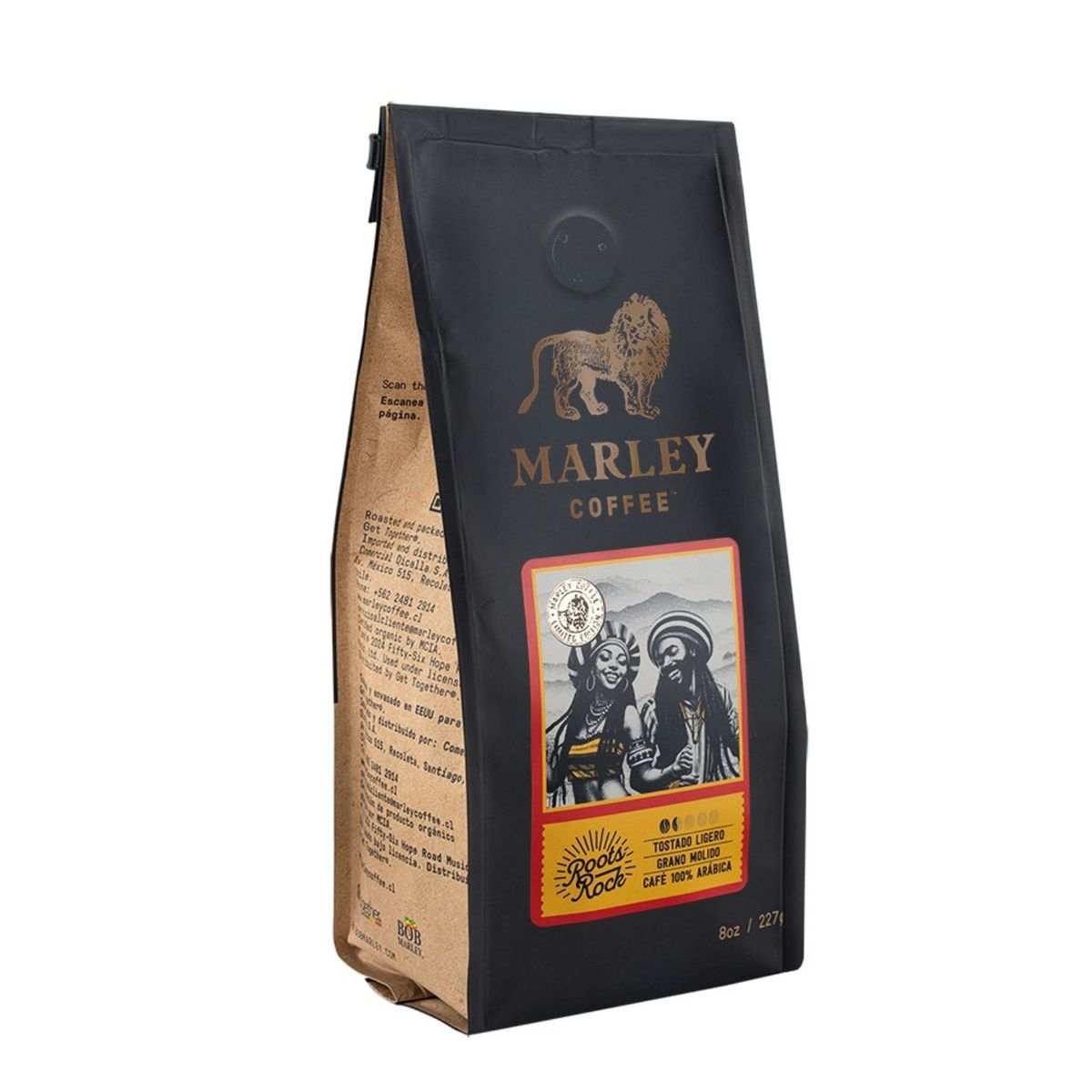 MARLEY COFFEE - Café Grano Molido Roots Rock Marley Coffee 227 g