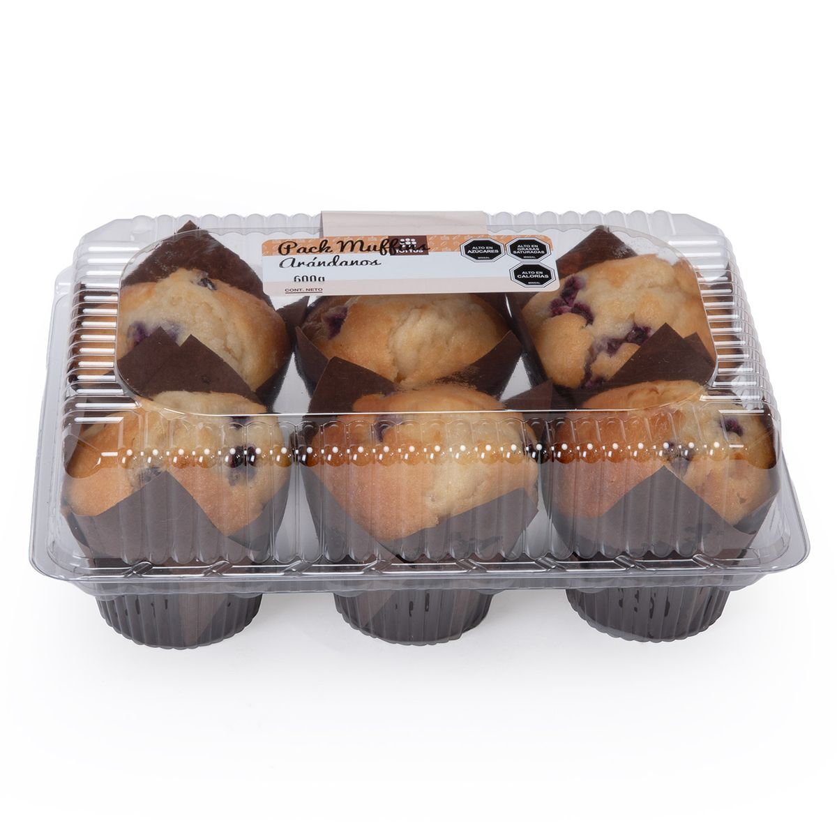 TOTTUS - Pack Muffins Arandano 6 un