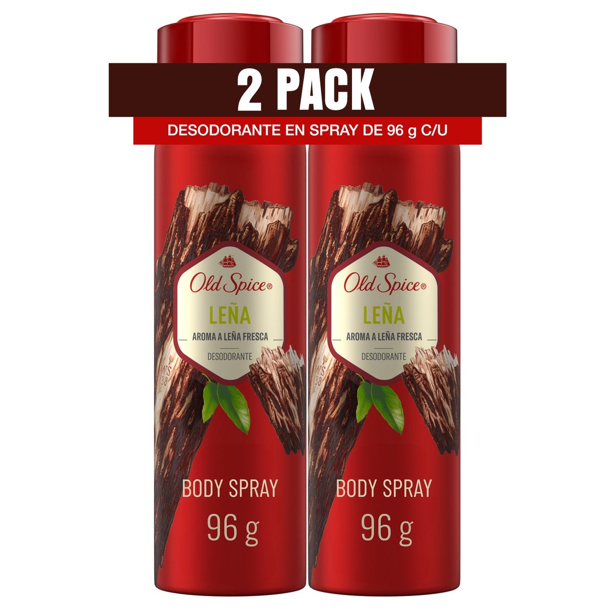 OLD SPICE - Pack Desodorante Spray Old Spice 96 gr