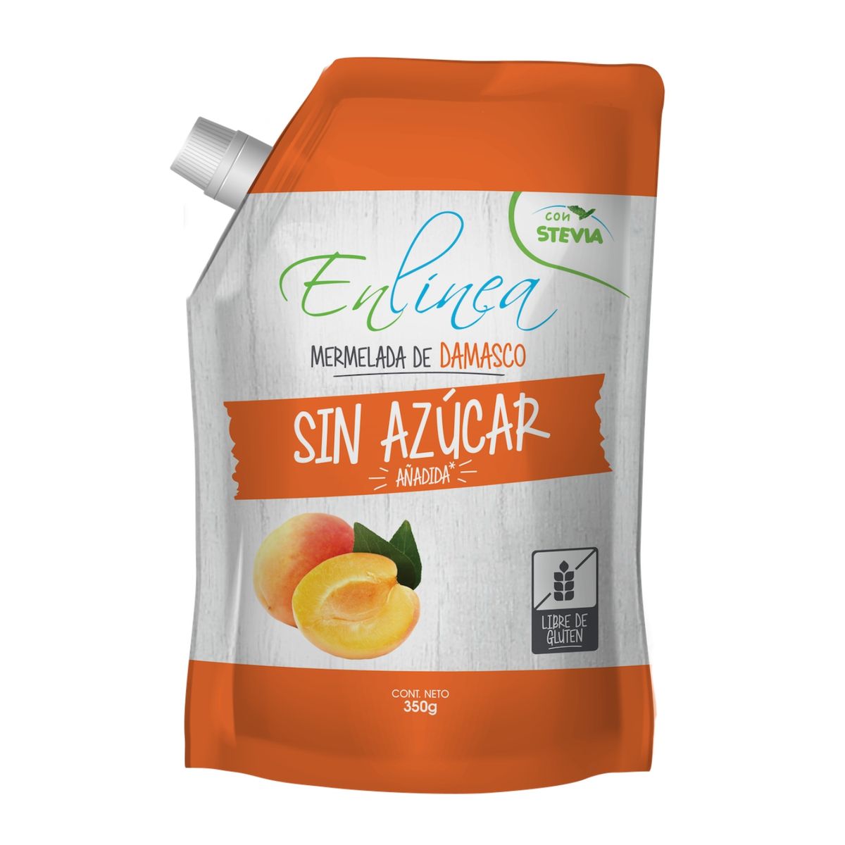 EN LINEA - Mermelada de Damasco Sin Azúcar Dopypack En Linea 350 g